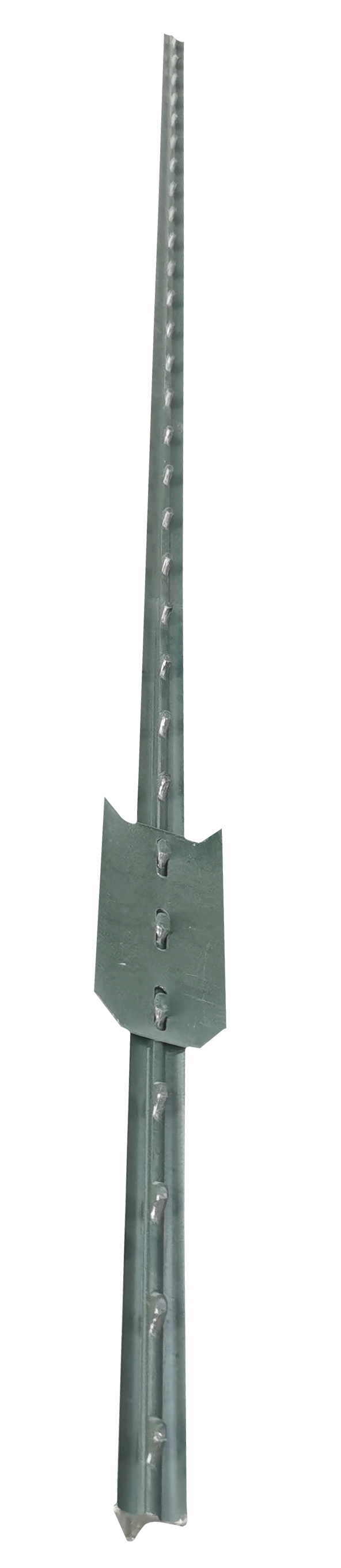 Fence post spade design detail